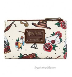 Loungefly x Harry Potter Tattoo All-Over Print Wallet