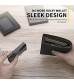 RUNBOX RFID Carbon Fiber Wallets for Men-Slim Credit Card Holder&Metal Money Clip Wallet