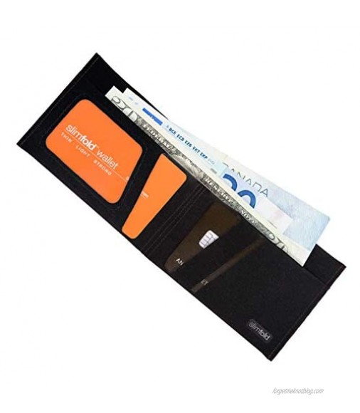 SlimFold Minimalist Wallet - RFID Option - Thin Durable and Waterproof Guaranteed - Made in USA - MICRO Size