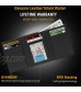 Trifold Wallets For Men RFID - Genuine Leather Slim Mens Wallet With ID Window Front Pocket Wallet Gifts For Men