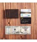 YBONNE Mens New Slim Wallet with Money Clip Front Pocket RFID Blocking Bifold Leather Card Holder Minimalist Mini Billfold Gift Box