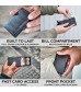 ZNAP Slim Wallet for men - Minimalist Wallet - Slim Wallets with Money Clip - No Folding of Bills - RFID Blocking Metal Wallet - Carbon Fiber Wallet - Mens Wallet with Money Clip - Up to 12 Cards