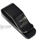 Forevergifts Free Engraving - Quality Stainless Steel Black Money Clip