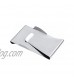 GooGou Silver Stainless Steel Slim Double Sided Money Clip Credit Card Holder 2 Pack
