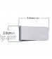 JGFinds Metal Money Clip - 3 Pack Stainless Steel Money Clip Engraving Blanks 2x1 Gift Personalized Money Clips for Men