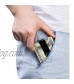 Lindenle Money Clip Spring Steel Cash Clips Large Capacity Minimalist Front Pocket Wallet (Small Size Black)