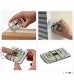 Nite Ize Financial Tool Money Clip Wallet Minimalist Wallet Money Clip and Credit Card Holder Combo With 7-In-1 Multi Tool in Stainless Steel Black