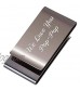 Personalized Double Sided Gunmetal Photo Picture Money Clip Custom Engraved Free - Ships from USA