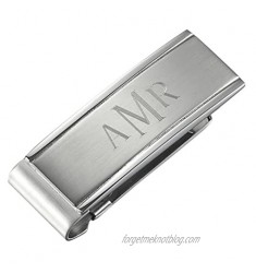 Personalized Stainless Steel Money Clip with Free Engraving