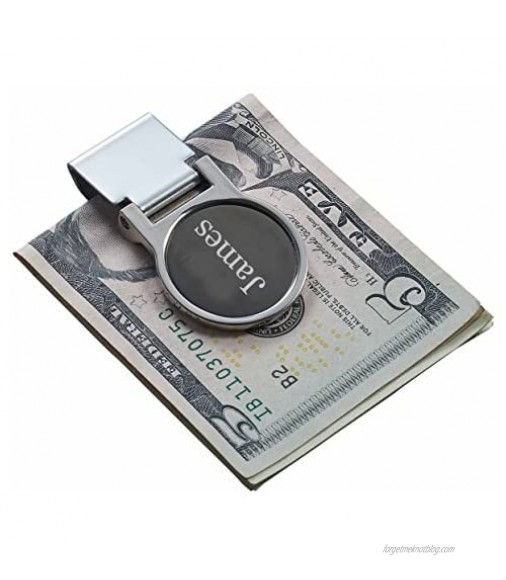 Personalized Visol Origin Gunmetal Money Clip with free engraving