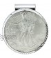 Sterling Silver Silver Eagle Money Clip for 1 oz. Bulion 40.6 mm Coin Not Included