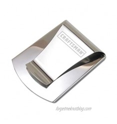 Storus Smart Money Clip + Card Holder Slim Minimalist Pocket Wallet | Craftsman Engraved | Polished Stainless Steel | for Men  Dad  Gift