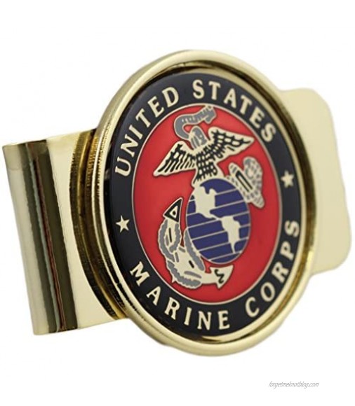 US Marine Corps Logo Money Clip Military Money Clip