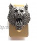 Yuri Brass Lion Wolf Head Pendant Slim Cash Money Clip Wallet Credit Card Holder Handmade EDC Accessory Handwork Mens Gift New (Lion)