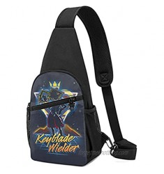 Chest Bag Retro Keyblade Wielder Kingdom Hearts Playstation Sling Bag Shoulder Backpack Cross Body Trave