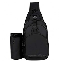 DOCILA Hiking Sling Bags with Detachable Bottle Pocket Travel Waterproof One Strap Bag Crossbody Cycle Shoulder Sling Bag