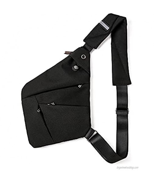 Men's Ultralight Anti-Theft Waterproof Casual Sling Chest Messenger Shoulder Bag