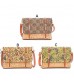 Natural Cork Crossbody Bag with Flower Pattern BAG-2038-C