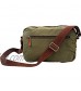 TSD Brand Trail Breeze Canvas Mail Bag Green