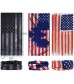 LYDTICK 6Pack American Flag Face Gaiters for Men Women UV Protection Patriotic Face Mask Neck Gaiters Cooling Headband Bandana for 4th of July Independence Day