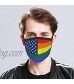 Pride 3PCS Face Masks Cover Washable Reusable Replaceable Filters(6 Pieces)