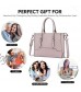 17 Inch Laptop Bag Computer Briefcase Work Tote with Adjustable Long Shoulder Strap for College Student Office Business Women Everyday Carrying