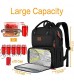 17 Inches Lunch Bookbag for Student Multi-functional Lunch Box with Insulated Cooler Compartment Water Resistant Laptop Backpack with USB Charging Port for College School Daily Work Travel Picnic Hiking Beach