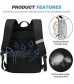 Arrontop Travel Laptop Backpack 15.6 Inch College Student Bag Water Resistant Durable Slim Fit Backpack