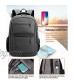 Backpack Bookbag For School College Student Travel Business Hiking Fit With Usb Charging Port Water Resistant 15.6 Inch (Grey)