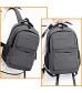 Backpack Bookbag For School College Student Travel Business Hiking Fit With Usb Charging Port Water Resistant 15.6 Inch (Grey)