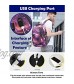 Backpack For School College Student Laptop Bookbag Travel Business with USB Port (Galaxy Color G)
