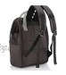 Himawari Travel Laptop Backpack for Men Women Huge Capacity 15.6'' Computer Notebook Bag for School College Students（Black&Gray））