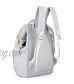 Himawari Travel School Backpack with USB Charging Port 15.6 Inch Doctor Work Bag for Women&Men College Students(1881-Grey)