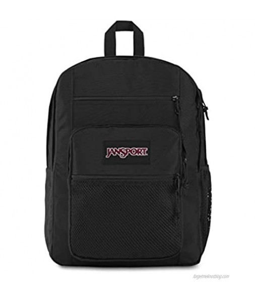 Jansport Big Campus Backpack - Lightweight 15-inch Laptop Bag Black