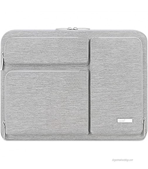 Lacdo Chromebook Case Laptop Sleeve for 11.6 Samsung Acer Dell Chromebook C330 ASUS C202 L203MA HP Stream 11/ProBook 12.3 Surface Pro X 7 6 MacBook Air 11 Computer Water Repellent Gray