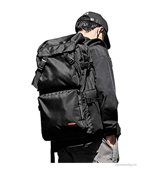 Large Black Travel Luggage Backpack for Men and Women Carry On Bag Weekender Suitcase Backpack for Men and Women Waterproof Laptop Bookbag Backpack Bag for College School Student