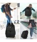Rolling Backpack Matein Waterproof College Wheeled Laptop Backpack for Travel Carryon Trolley Luggage Suitcase Compact Business Bag Student Computer Bag for Men Women fit 15.6 Inch Notebook Black