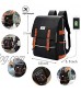 Ronyes Vintage Laptop Backpack College School Bag Bookbags for Women Men 15.6’’ Laptop Casual Rucksack Water Resistant School Backpack Daypacks with USB Charging Port (Black)