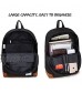 School Backpack College Lightweight Student Laptop Bookbag for Teen Boys Girls Black