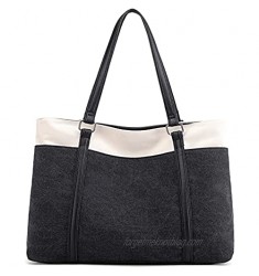 Scioltoo Large Tote Bag for Women Shoulder Purse 15.6 In Laptop Work Bag