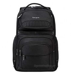 Targus Legend IQ Backpack Laptop bag for Business Professional and College Student with Durable Material  Pockets Throughout  Headphone Cord Pocket  TrolleyStrap  Fits 16-Inch Laptop  Black (TSB705US)