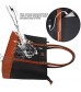 Woman Laptop Tote Bag USB Teacher Bag Large Work Bag Purse Fits 15.6 in Laptop