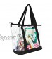 DALIX Clear Shopping Bag Security Work Tote Shoulder Bag Womens Handbag