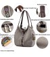 Worldlyda Women Canvas Hobo Purse Multi Pocket Tote Shopper Shoulder Bag Casual Top Handle handbag with Embroidery Ethnic
