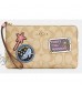 Coach Style No. C3358 Disney X Coach Large Corner Zip Wristlet In Signature Canvas With Patches