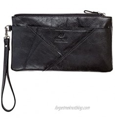Divvy Up Genuine Leather Wristlet  Super Soft Zipper Clutch Carry All for Women