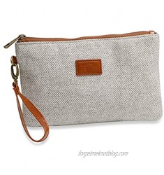 Grace Collection FunkyMonkey Fashion Wristlet Wallet Clutch Phone Purse Handbag 3 Sizes Brown/Tan Style
