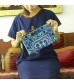 Sabai Jai - Embroidered Clutch Purse with Wristlet - Large Boho Purses and Handbags