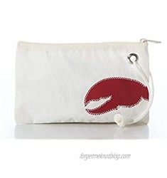 Sea Bags Recycled Sail Cloth Red Lobster Claw Wristlet