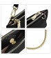 Yaluxe Wristlet Purse Clutch Genuine Leather Crossbody Bag Zipper Closure for Women Classic